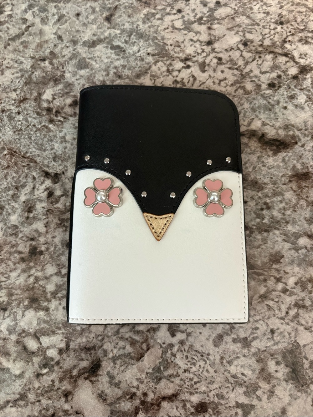 Kate Spade Frosty Penguin Passport Holder